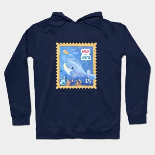 Break The Stigma! A Whale Accompany Submarine in The Sea Hoodie